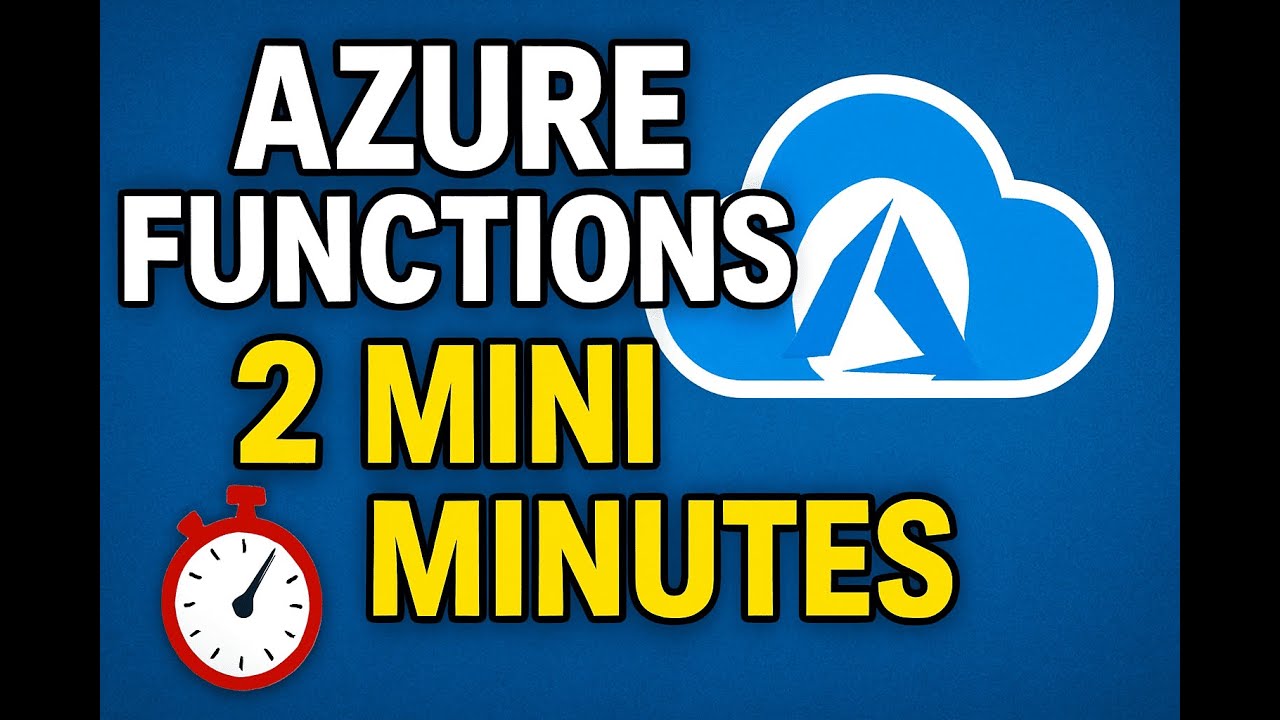 Azure Functions in 2 Minute's #trending #shorts #short - YouTube