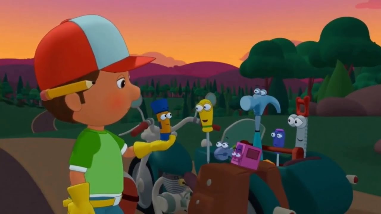 Handy Manny Fixing the Motorcycle Engine PAL YouTube