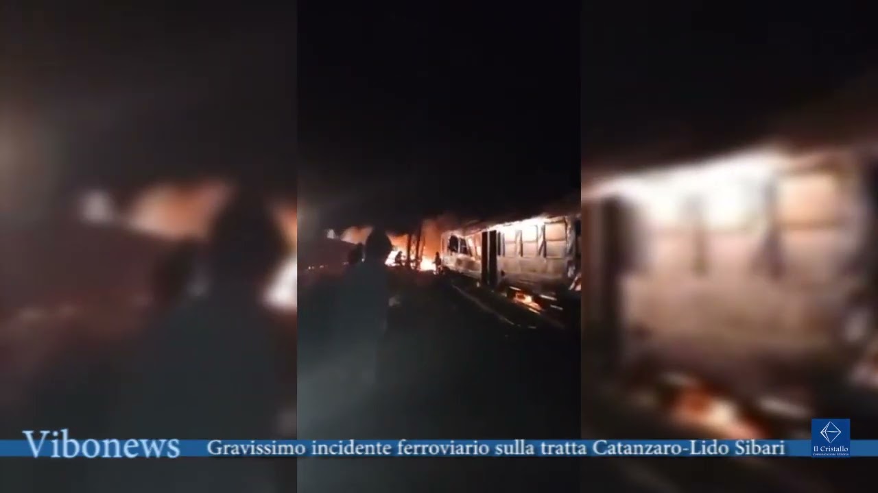 Gravissimo incidente ferroviario sulla tratta Catanzaro Lido Sibari