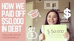 How We Paid of $50,000 of Student Debt in Under a YEAR! 