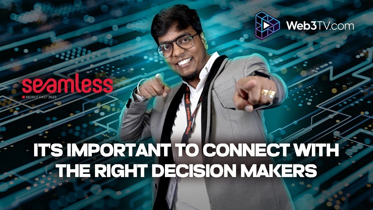 Interview: Jordan Abraham for Web3TV at Seamless Middle East Dubai 2023