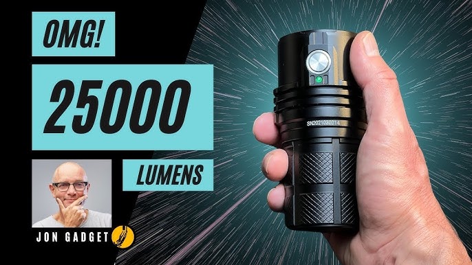 Imalent MS06 25000 Lumen Can Sized Rechargeable Flashlight 6 x CREE XH