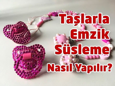 Emzik Süsleme | Taşlı Emzik Süsleme