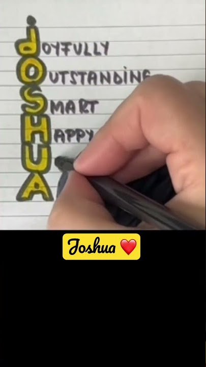 Meaning of the name JOSHUA #meaning #name #joshua