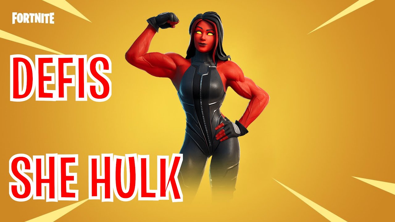 FORTNITE DEFIS EVEIL JENNIFER WALTERS SHE HULK YouTube