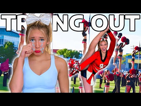 CHEER TEAM TRYOUTS ! WiLL SHE MAKE iT??? *emotional
