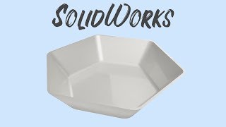【Solidworksの使い方】3DCADでお皿をモデリングしてみた！