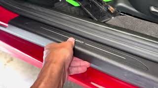 2009 Saab 9-3 Aero XWD - Installing Factory Aero Door Sills
