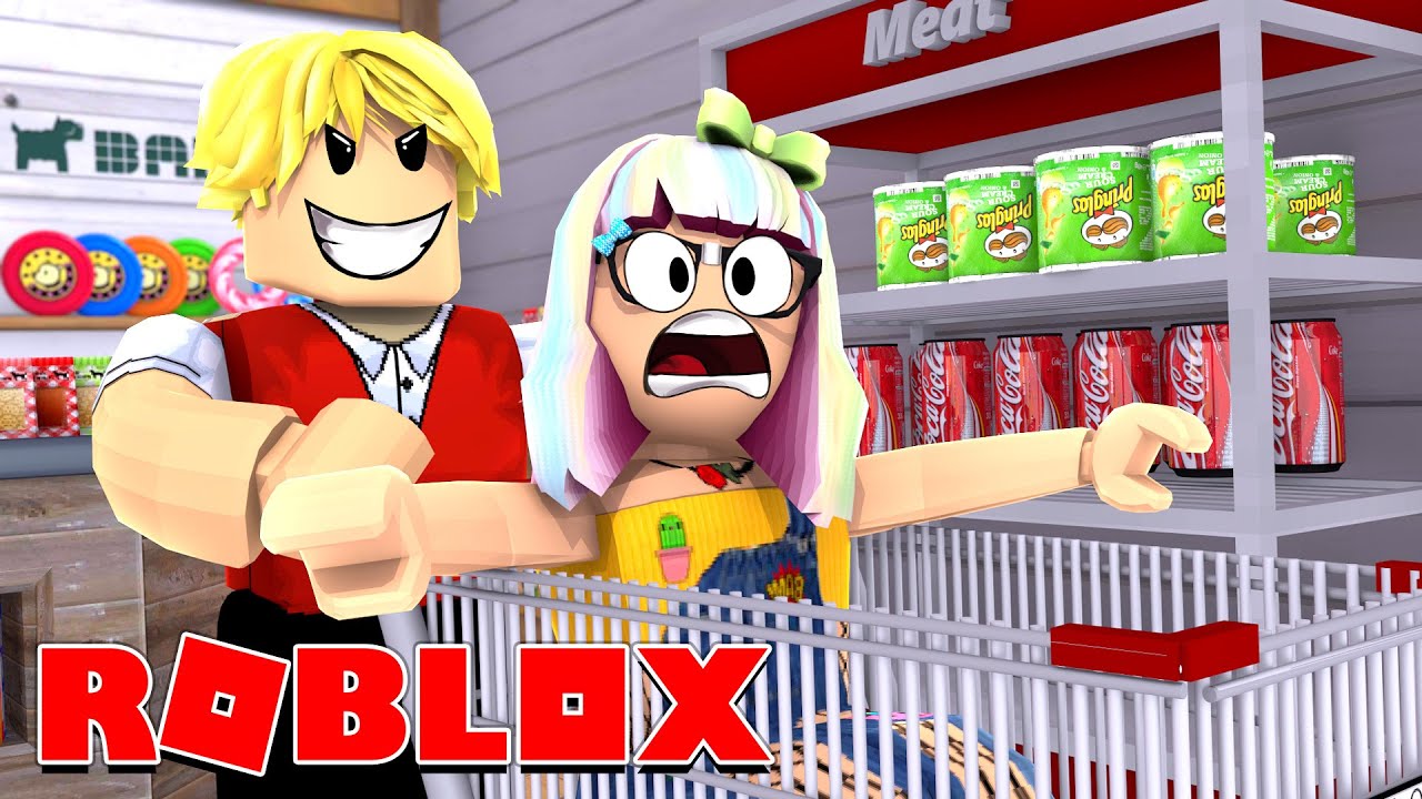 Roblox - ESCAPAMOS DO SUPERMERCADO MALUCO (Escape The Supermarket Obby)