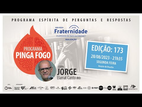 📺PINGA FOGO Nº 173 | JORGE ELARRAT - 28/08/2023 - 21h35 📆