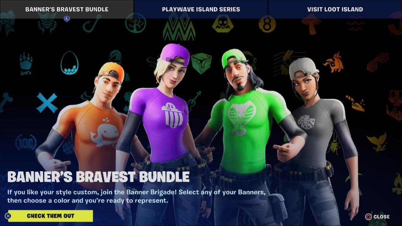 Fortnite Item Shop Banner Bravest Bundle Is Back (April 23rd, 2023)
