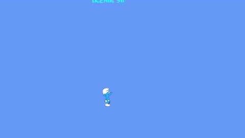 XNA animated moving Smurf