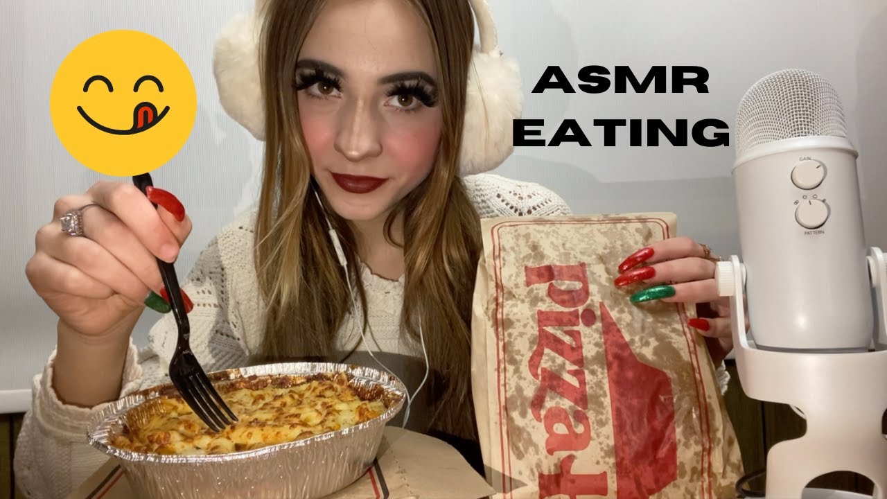 ASMR Eating Pizza Hut