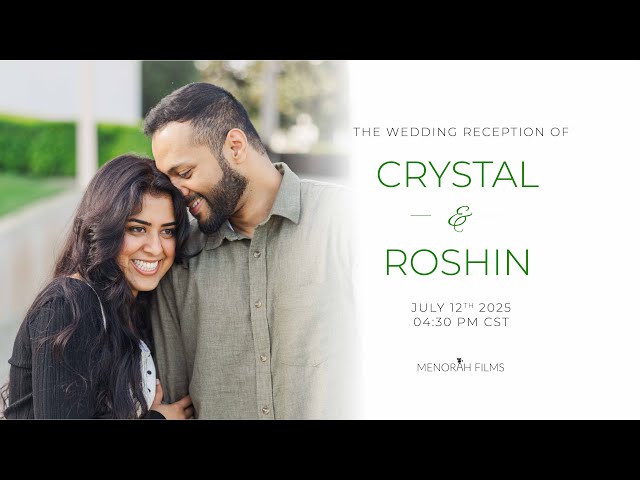 Crystal & Roshin | 07.12.2025 | Wedding Reception | Livestream
