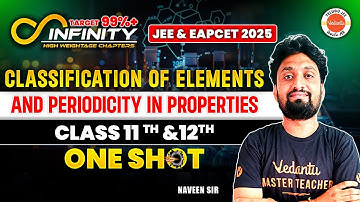 Classification of Elements | One Shot | Class 11 & 12 | JEE EAPCET 2025 | AP & TS | Naveen Sir