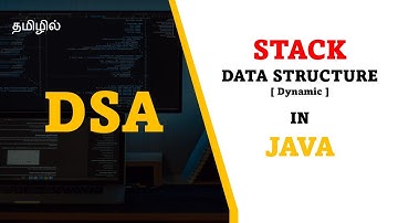 Stack with Linked List in Java | Dynamic Stack | Tutorial in Tamil | Tamil Programmer