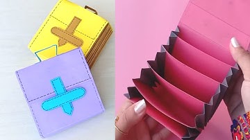 DIY Mini Paper Folder / Accordion Folder / Craft Ideas