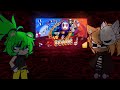 Sonic characters react to Rewrite Round 2 | vs Rewrite Round 2| full week |gya gacha