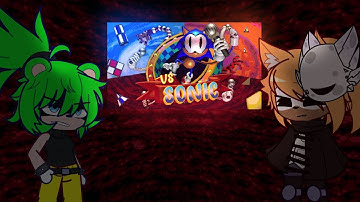 Sonic characters react to Rewrite Round 2 | vs Rewrite Round 2| full week |gya gacha