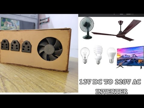 How To Make Powerful Inverter At Home - Fan, Ac, Cooler, Bulb सब कुछ ...