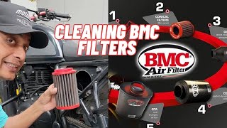 BMC Air Filter Cleaning - Royal Enfield Himalayan Filter