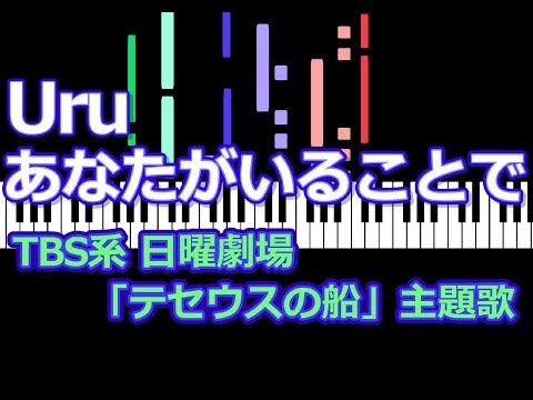Uru 『あなたがいることで』TBS系 日曜劇場「テセウスの船」主題歌  /  ピアノ編曲
