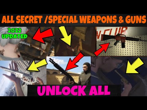 LOCATION OF ALL RARE AND SECRET WEAPONS IN GTA 5 