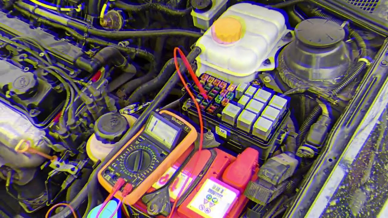 Проверка цепи топливных форсунок Шевроле Лачетти 1.6 и 1.4 - YouTube