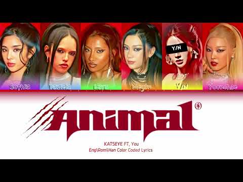[KARAOKE] KATSEYE - Animal - (Feat. YOU)