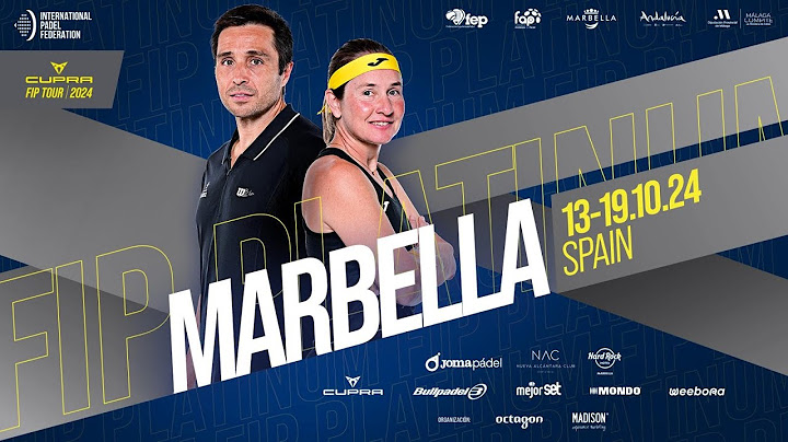CUPRA FIP TOUR PLATINUM MARBELLA - COURT 5 - QuarterFinals