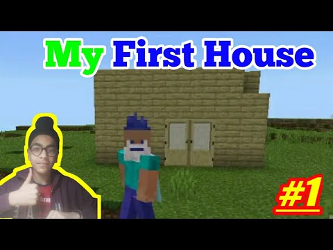 I build my first house in Minecraft #1 - YouTube