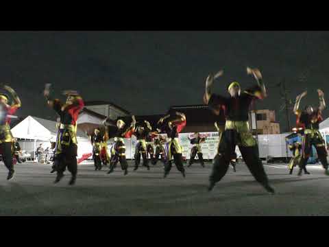「チーム覇王ー」ろっけん通りおどりん祭 2018 【本部前会場(18：46ごろ)】