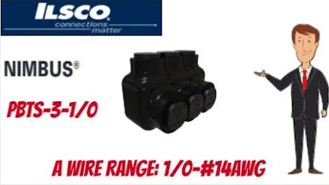 Ilsco Nimbus PBTS-3-1/0 Insulated Tap