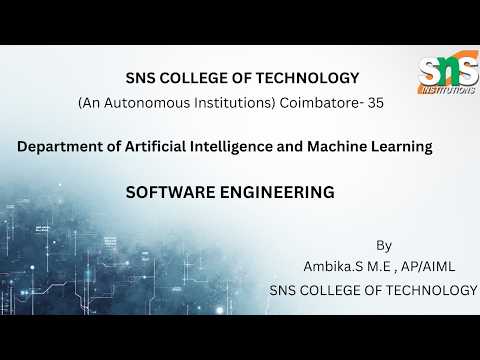 Case Study | Project Scheduling | Software Engineering | SNS Institutions