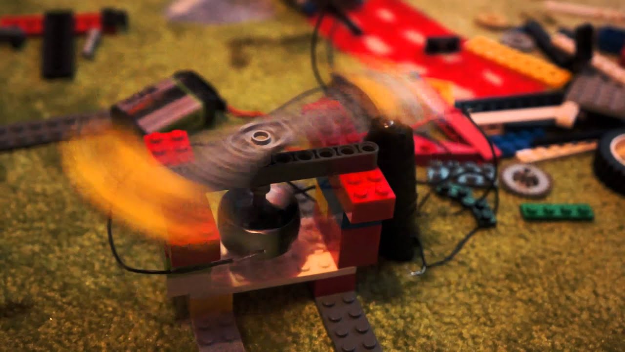 Lego Electric Motor... YouTube