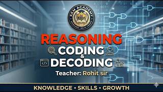 SSC GD Constable Reasoning l Class - 2 l Coding - Decoding l Rohit sir