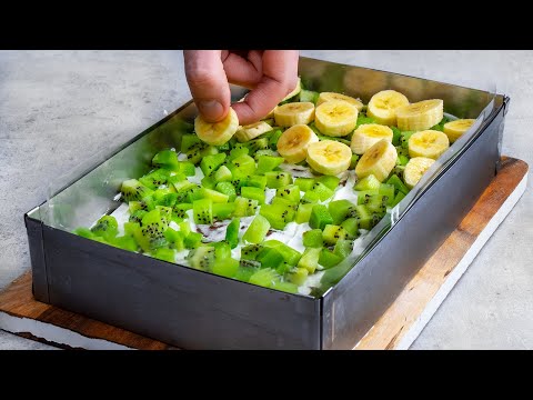 Video: Baiserkuchen Mit Bananen Und Kiwi