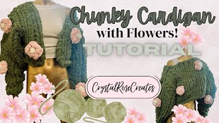 Chunky Knit Cardigan Tutorial For Beginners