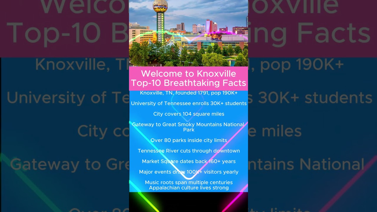 Welcome to Knoxville, Tennessee: Top-10 Breathtaking Facts 