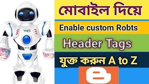 How to Add Custom Robots Header Tags. Blogger Easily custom robots header tags Setting .