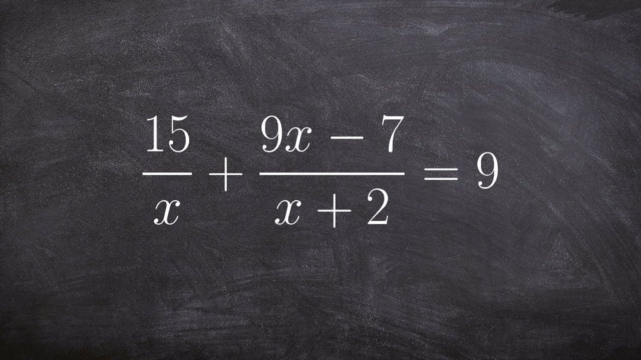 Solve Rational Equations Using Lcd Learn to solve a rational equation by multiplying by the LCD - YouTube