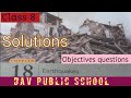 Ch 18 earthquake all objectives solutions of class 8 science | physics | Dav public school | 2021 |