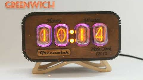 Nixie Clock In-12 Nixie Tubes Clock