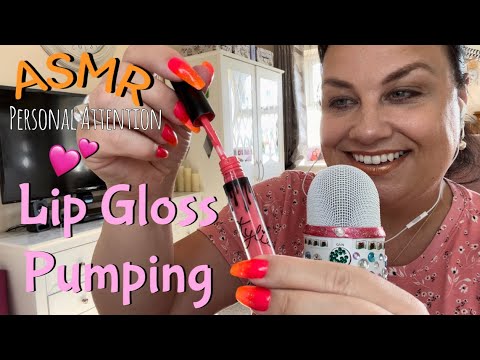 ASMR / Lip Gloss Pumping and Application•Fast & Aggressive•