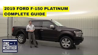 2019 FORD F150 PLATINUM COMPLETE GUIDE STANDARD AND OPTIONAL EQUIPMENT