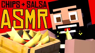 ASMR Chips and Salsa while playing Minecraft