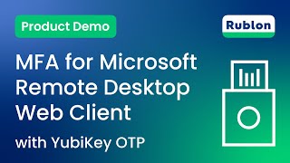 Mfa For Microsoft Remote Desktop Web Client With Yubikey Otp
