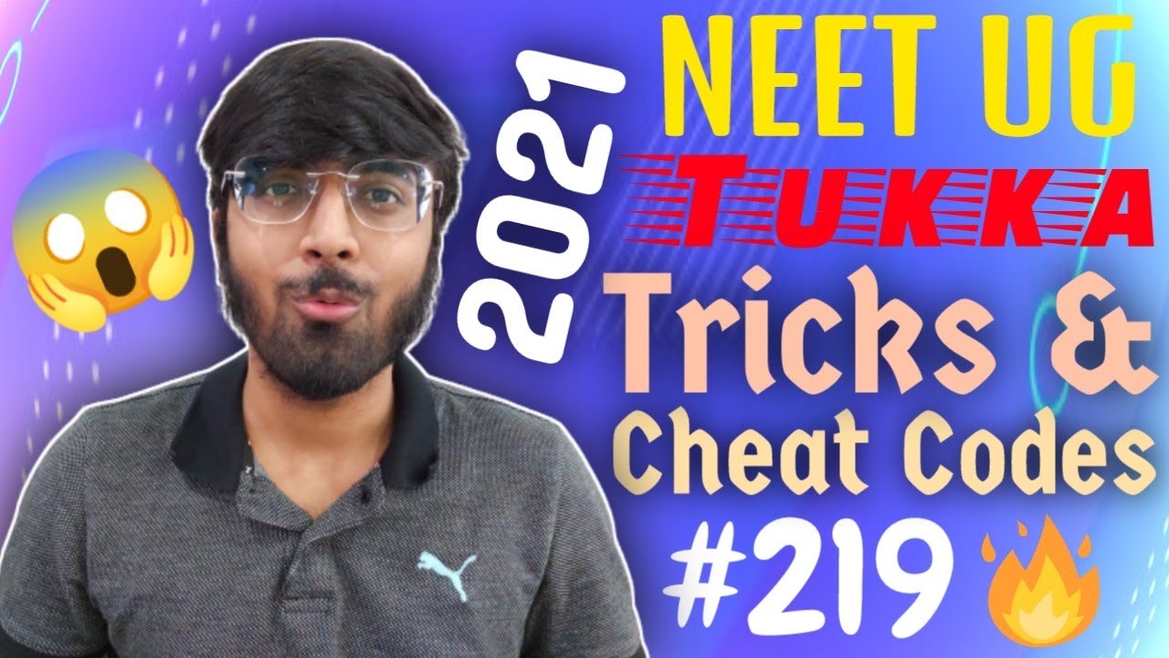 NEET 2021: Tukka Tricks 100% Working🔥🔥🔥| Tricks & Cheat Codes 
