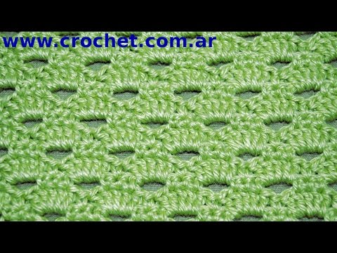 ... video: Punto Fantas?a N? 53 en tejido crochet tutorial paso a paso