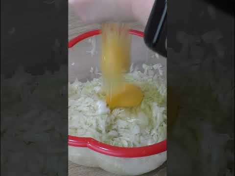 Заливной пирог с капустой. Просто, быстро, вкусно! #shorts